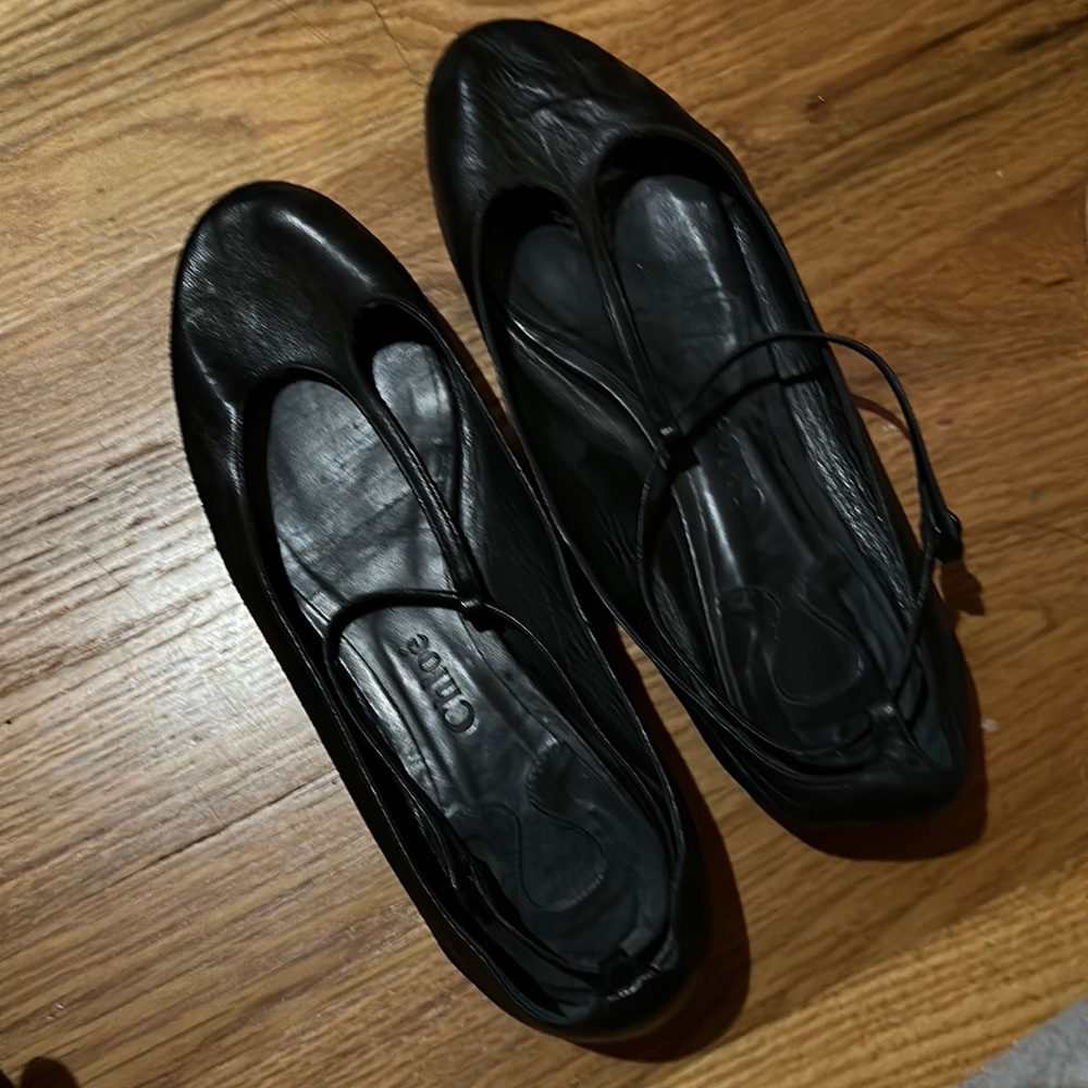 Resoled and worn to death Chloe ballet flats Mary Jane’s size 39